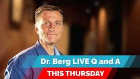 Dr. Eric Berg Live Q&A, THURSDAY (December 23) on the Ketogenic Diet and Intermittent Fasting