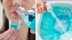 10 Unknown Ways of Using Listerine for House Chores