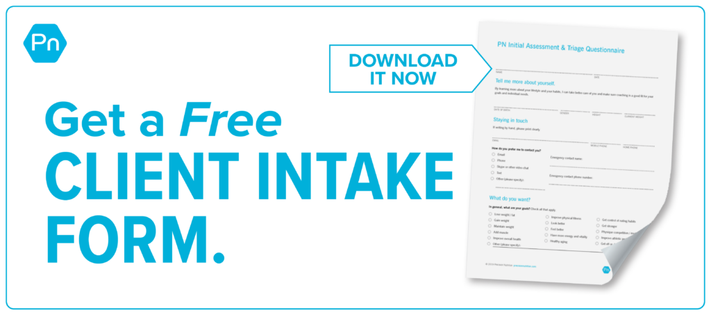 Get a free client intake form.