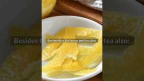 Don't Throw Away Lemon Peels, They Have Incredible Benefits! #shorts